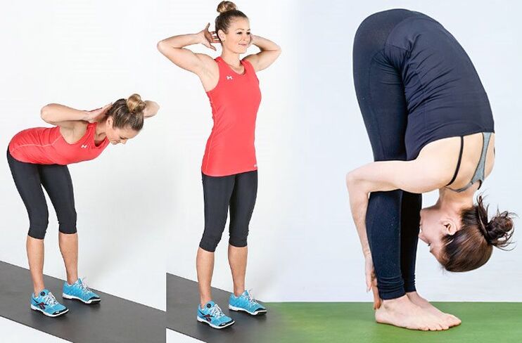 Trunchiul se îndoaie